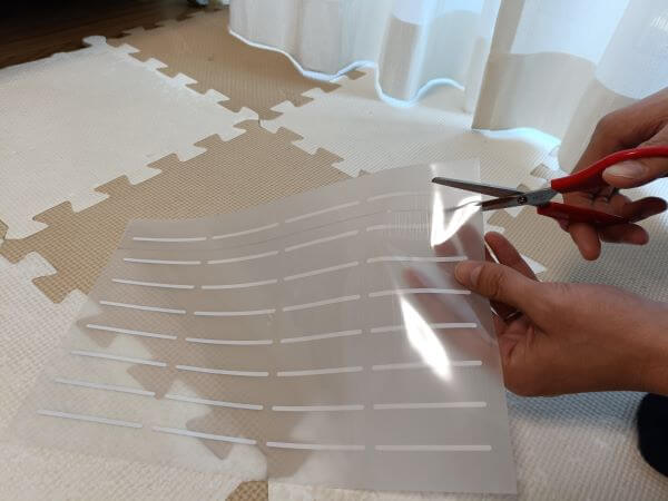 転写シートを着る様子